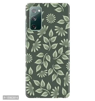 JugaaduStore Designer Printed Slim Fit Hard Case Back Cover for Samsung Galaxy S20 FE / S20 FE 5G | Orinoco Floral (Polycarbonate)