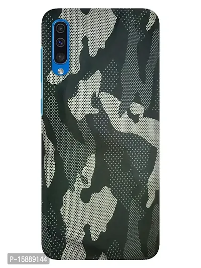 JugaaduStore Designer Printed Slim Fit Hard Case Back Cover for Samsung Galaxy A50 / Samsung Galaxy A50s / Samsung Galaxy A30s | Fuscous Camouflage (Polycarbonate)
