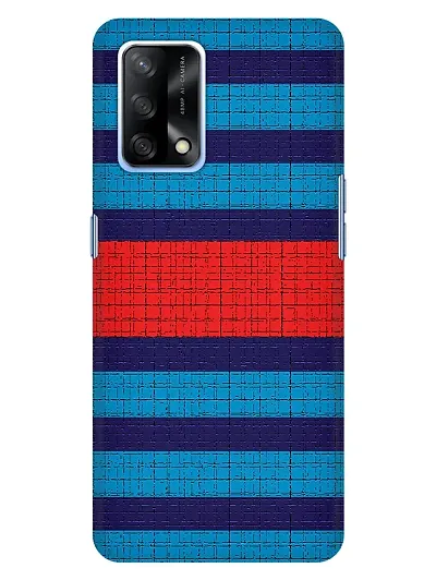 JugaaduStore Designer Printed Slim Fit Hard Case Back Cover for Oppo F19 / Oppo F19s | Pacific Blue Wall (Polycarbonate)