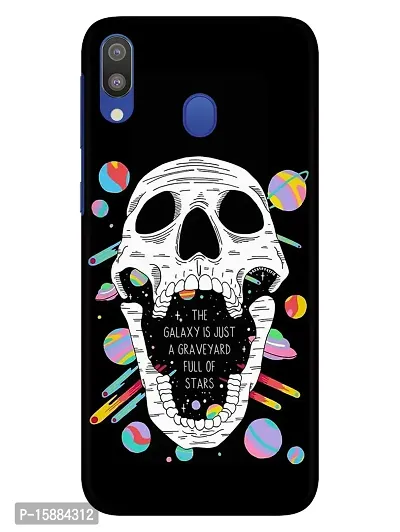 JugaaduStore Designer Printed Slim Fit Hard Case Back Cover for Samsung Galaxy M20 | The Galaxay is Just A (Polycarbonate)