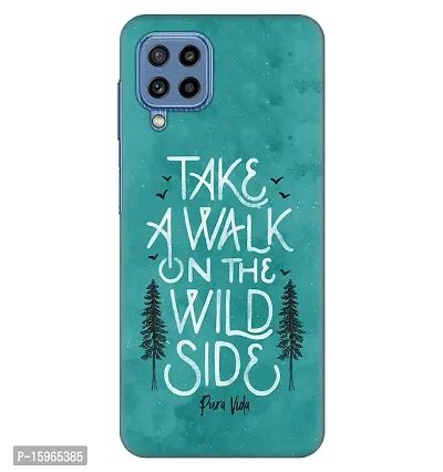 JugaaduStore Designer Printed Slim Fit Hard Case Back Cover for Samsung Galaxy M32 / Samsung Galaxy M32 Prime Edition/Samsung Galaxy F22 | Walk On The Wild Side (Polycarbonate)