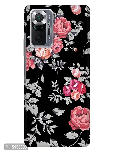 JugaaduStore Designer Printed Slim Fit Hard Case Back Cover for Xiaomi Redmi Note 10 Pro/Redmi Note 10 Pro Max | Sweet Pink Roses (Polycarbonate)