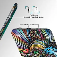 JugaaduStore Designer Printed Slim Fit Hard Case Back Cover for Xiaomi Redmi Note 9 | Colourful Peacock (Polycarbonate)-thumb1