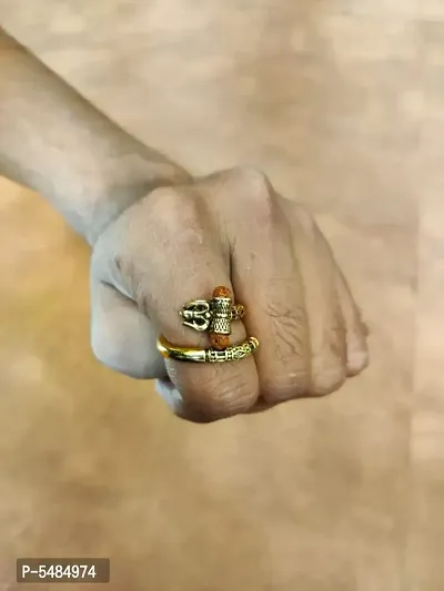 Mahakal adjustable Finger Ring-thumb0
