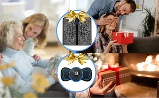 Foot Massager Pain Relief,Elecrtic EMS Massage Mat -8 Mode/16 Vibration Automatic Wireless Folding Massager for Foot,Legs,Hand Muscle Stimulator Therapy Mat for Men and Wome-thumb3