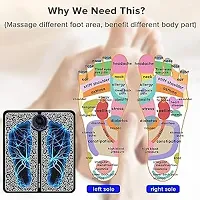 Foot Massager Pain Relief,Elecrtic EMS Massage Mat -8 Mode/16 Vibration Automatic Wireless Folding Massager for Foot,Legs,Hand Muscle Stimulator Therapy Mat for Men and Wome-thumb4