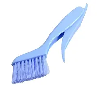 Sunty Multi functional Fold-able Plastic Window Frame Cleaning Brush with Dust Dirt Scraper-thumb3