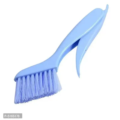 Sunty Multi functional Fold-able Plastic Window Frame Cleaning Brush with Dust Dirt Scraper-thumb4