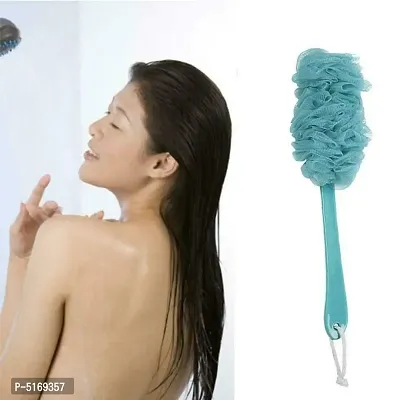 Non-slip Long Handle Soft Back Shower Scrubber Bath and Body Brush Exfoliating for Men and Women (ASSORTED COLOR) 1PC-thumb2