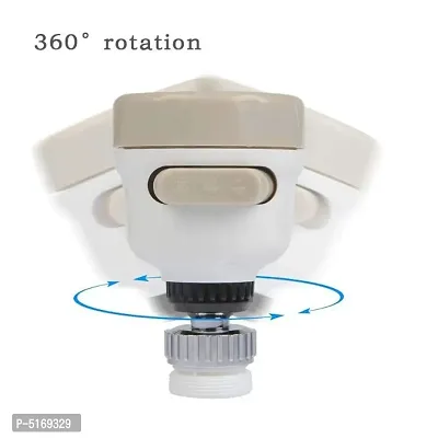 60 Degree Movable Painted Faucet Stainless Steel Aerator Water Saving Sprinkler And Device 3 Gear Adjustable Head Nozzle Universal Adapter-thumb3