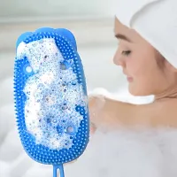 Double-sided Soft Silicone Bath Brushes Silicone Body Scrubber Multi function Bathing Tools Skin Clean Shower Brushes-thumb2