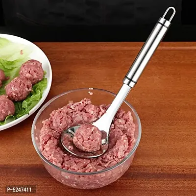 Stainless Steel Scoop Non-Stick Long Handle DIY for Kitchen