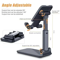 Universal Adjustable Desktop Mobile Phone Holder Foldable and Portable Angle Height Tab  Phone Stand-thumb1