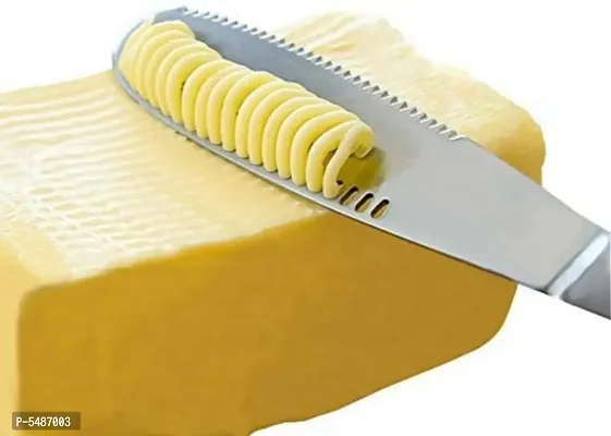 Stainless Steel Butter Spreader, Knife - 3 in 1 Kitchen Gadgets (1)