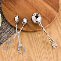 Meatball Maker Stainless Steel Stuffed Meatball Clip DIY Dough Fish Meat Rice Ball Maker Scoop Kitchen-thumb2