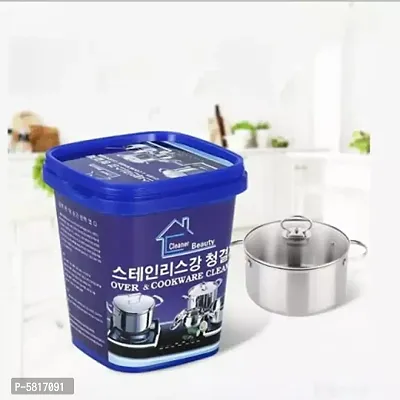 Oven Cookware Cleaning Kitchen Pot Bottom Black Size decontamination Household stainless steel effective cleaning