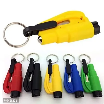 3 in 1 Emergency Mini Safety Hammer Auto Car Window Glass Breaker Seat Belt Cutter Rescue Hammer Car Life-Saving Escape Tool-thumb0