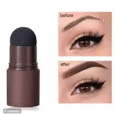 Natural Hairline Powder, Hair Shading Sponge Pen, Hairline Shadow Powder Stick, Quick Root Touch-Up, Paired With 3 Pairs Of Eyebrow Stamp (Brown). Get a doll shaped eyeliner free Brand: generic-thumb0