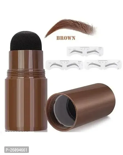 Natural Hairline Powder, Hair Shading Sponge Pen, Hairline Shadow Powder Stick, Quick Root Touch-Up, Paired With 3 Pairs Of Eyebrow Stamp (Brown). Get a doll shaped eyeliner free Brand: generic-thumb5