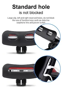 Car Rear Seat Headrest Mobile Phone Mount  Tablet Holder Mobile Phones and Tablets Upto 10.5 Inch Diagonal Screen Size. (Red  Black)-thumb2