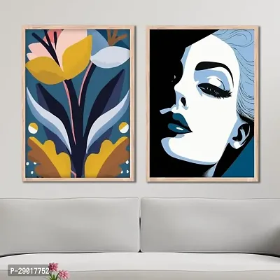 Paintings with frame Wall art decor framed posters-thumb0