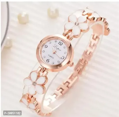 Trendy Golden Designer Analog Watch For Women-thumb3