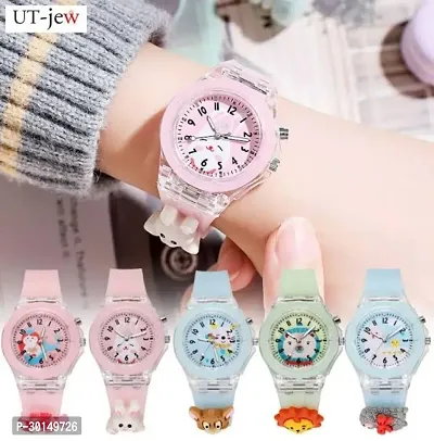 Trendy Multicoloured Analog Fashion Watch for Kids Combo Of 2-thumb5