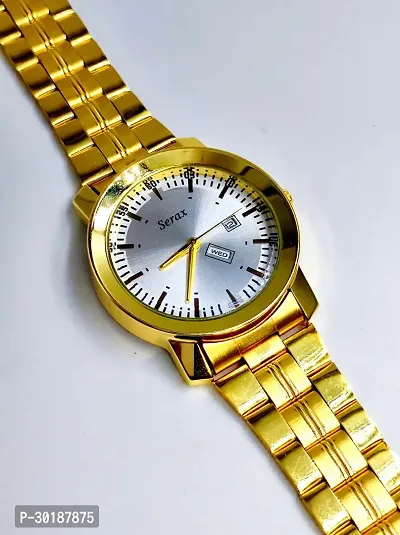 Trendy Golden Analog Watch for Men-thumb4