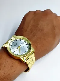 Trendy Golden Analog Watch for Men-thumb4