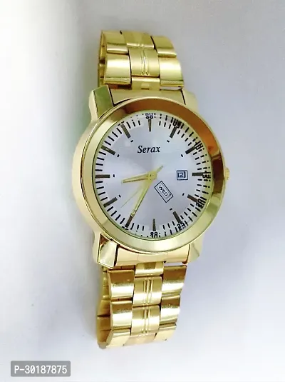 Trendy Golden Analog Watch for Men-thumb3