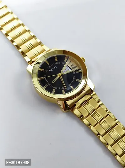 Trendy Golden Analog Watch for Men-thumb3