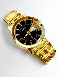 Trendy Golden Analog Watch for Men-thumb3