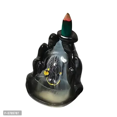 Black Resin Adiyogi Shiva Idol for Home and Office Decor, Gift  Puja.
