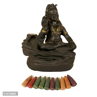 Shiva Smoke Fountain with 10 Free Smoke Backflow Scented Cones.