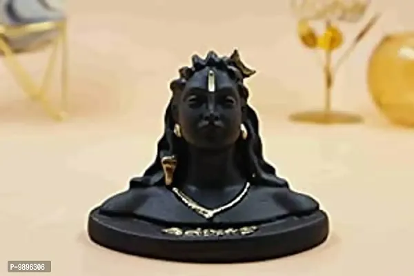 Adiyogi Statue for Car Dashboard, Living Home, Office Spaces and Table Top, Staircase Wall Decoration Item - Adiyogi Statue.