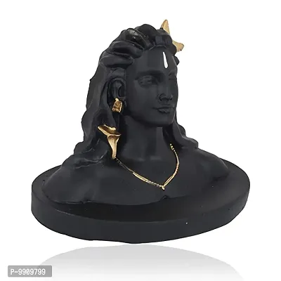 Adiyogi Shiva Statue for Car Dashboard, Pooja  Gift, Mahadev Murti Idol, Shankar for Home  Office Decor.