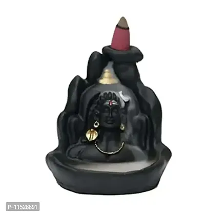 Adiyogi mahadev smoke fountain with 30pc incense cones-thumb0