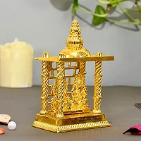 Haridwar Divine Decorative Laxmi Ganesh Mandir for Mandir Pooja or Home Decoration/Vastu/Gifts Decorative Showpiece-thumb2