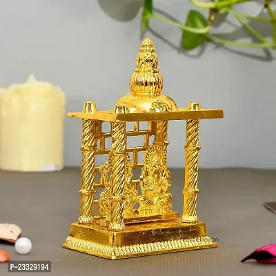 Haridwar Divine Decorative Laxmi Ganesh Mandir for Mandir Pooja or Home Decoration/Vastu/Gifts Decorative Showpiece-thumb3