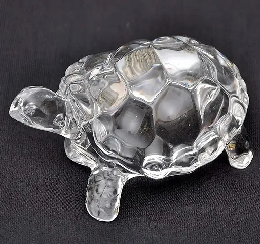 MANNAT Crystal Turtle Tortoise for Feng Shui and Vastu Best Gift for Career and Good Luck ( 3 Inch)