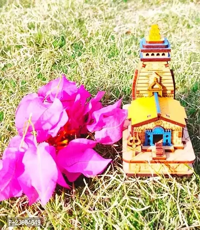 Haridwar Divine Decorative Wooden Shri Kedarnath Temple || Hand Crafted Wooden Temple || Wooden Miniature Mandir-thumb4