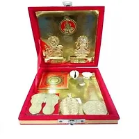 Haridwar Divine Sri Dhan Laxmi- Kuber Bhandari Yantra Brass Yantra (Pack of 1 Box)-thumb2