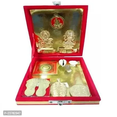 Haridwar Divine Sri Dhan Laxmi- Kuber Bhandari Yantra Brass Yantra (Pack of 1 Box)-thumb3