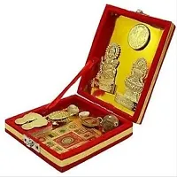 Haridwar Divine Sri Dhan Laxmi- Kuber Bhandari Yantra Brass Yantra (Pack of 1 Box)-thumb3