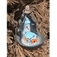 Haridwar Divine  Backflow Incense Holder Burner Waterfall Smoke Fountain for Home Decor  Puja with 51 Backflow Cones/Dhoop-thumb1