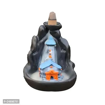 Haridwar Divine  Kedarnath Temple Backflow Smoke Fountain Backflow Incense Holder With 101 Cones-thumb4