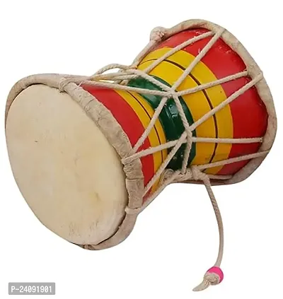 Classic  4 Inch Damru Hand Percussion Handmade Indian Musical Instrument