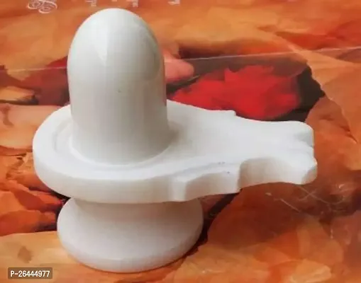 Haridwar Divine Rudram Primium Quality White Marble Shiva Lingam Shivling Decorative white shiv ling