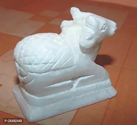 Haridwar Divine Marble Nandi Idol/Statue for Temple Puja-thumb2