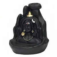 Haridwar Divine Adiyogi, Mahadev, Shiv Shankara Backflow Cone Incense Holder Decorative Showpiece  Smoke Backflow Scented Cone Incenses-thumb2